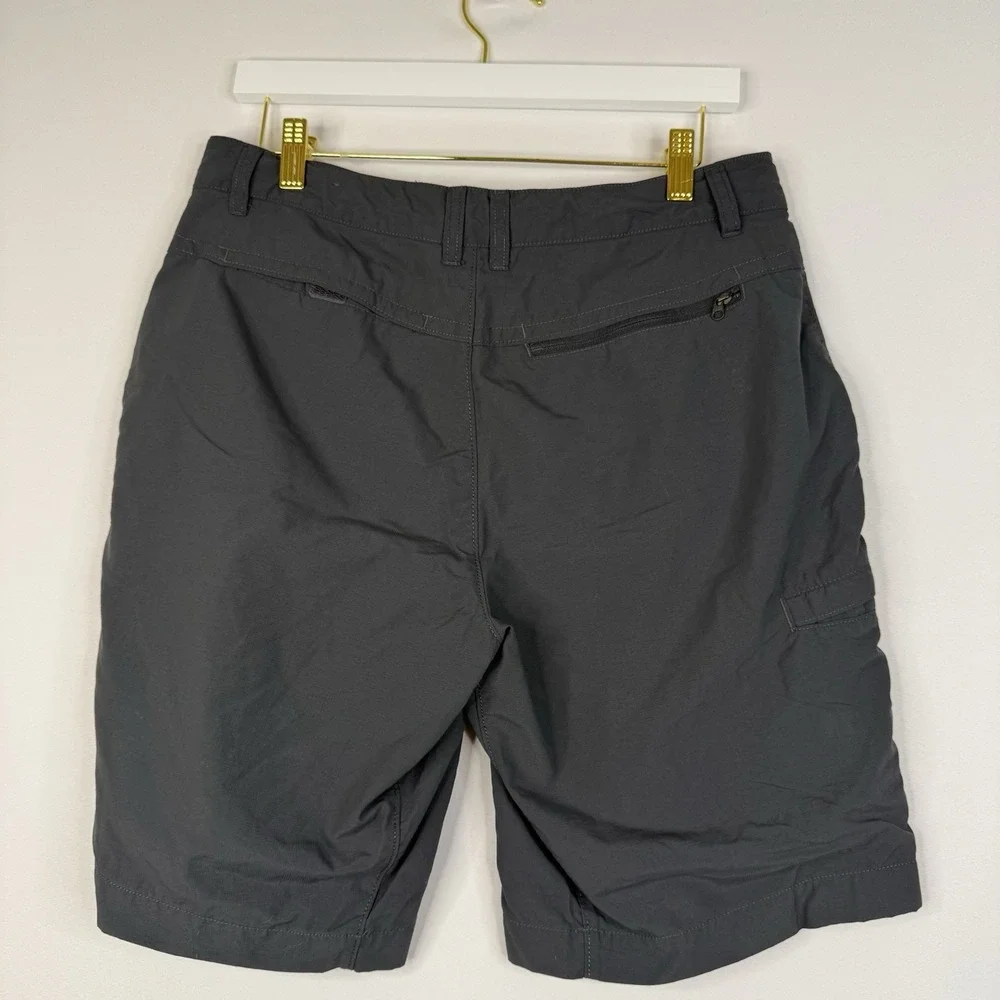 The North Face Men's Gray Cargo Shorts Size 32 Regular Fit Outdoor Hiking